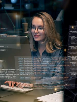 html-css-collage-concept-with-person